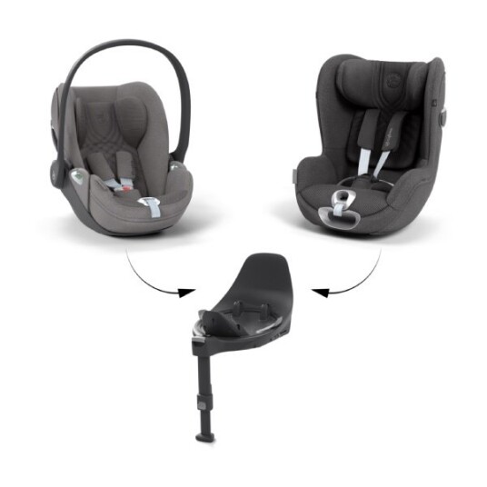 Cybex Bilstolpakke 3i1 T-Serie inkl. Cloud T Sirona T & Base T Plus Mirage Grey Cybex Bilstolpakke 3i1 T-Serie inkl. Cloud T Sirona T & Base T Plus Mirage Grey