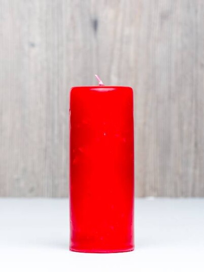 Kubbelys medium rødt krystall fra Kloster Design