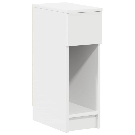 Nattbord med skuff 2 stk hvit 20x36x60 cm 8721158575753