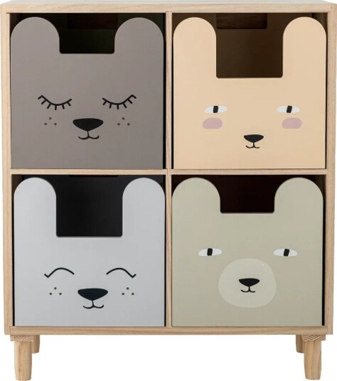 Bloomingville Mini Calle Bookcase W/Drawers MULTI-COLOURED 55X26X63 cm