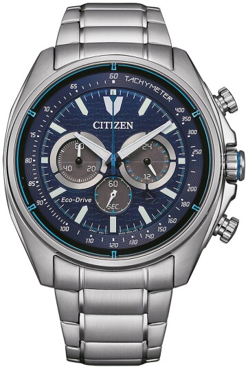 Citizen Herreklokke CA4560 81L Eco Drive Blå/Stål Ø45 mm Citizen Herreklokke CA4560 81L Eco Drive Blå/Stål Ø45 mm