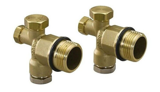 Uponor Vario B Endestykke WGF 1", Anslutning til fordeler