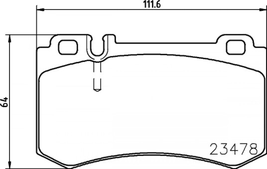 Bremseklosser HELLA 8DB 355 014 941