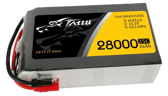 Gens 6s 28000mAh - 25C - Gens Ace Tattu AS150+XT150