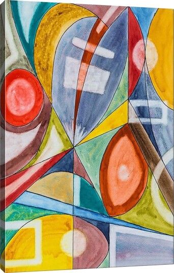 Canvasbilde Flerfarget 55x07 cm