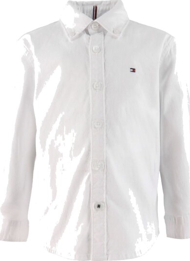 Tommy Hilfiger Boys Stretch Oxford Shirt L/S - White - 140