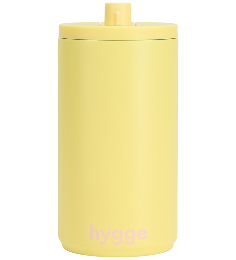 Design Letters reisekrus 35 cl Yellow