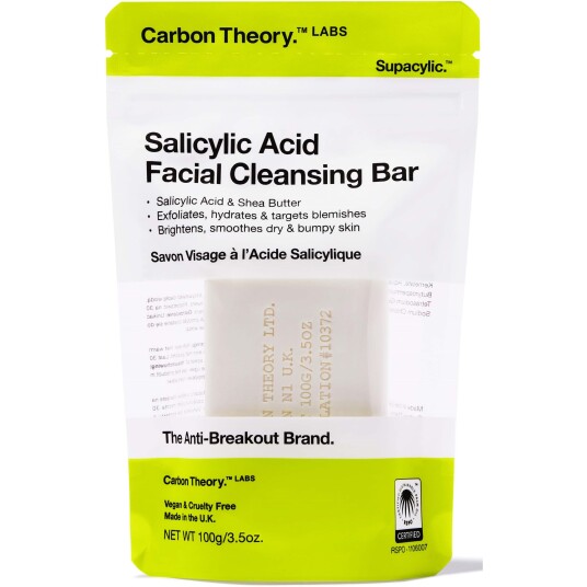 Carbon Theory Supacylic Salicylic Acid Facial Cleansing Bar 100 g Carbon Theory Supacylic Salicylic Acid Facial Cleansing Bar 100 g