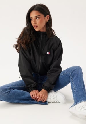 TOMMY JEANS Tjw Essential Windbreaker Ext BDS Black S TOMMY JEANS Tjw Essential Windbreaker Ext BDS Black S