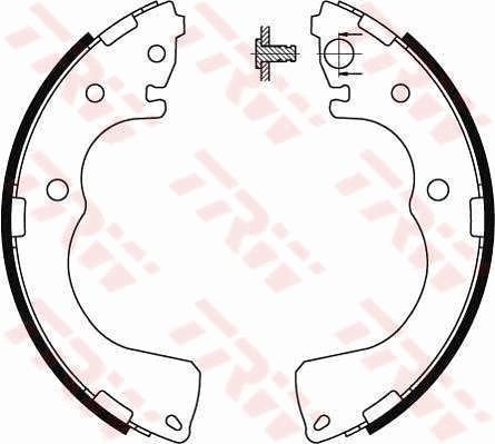 Bremsesko sett TRW GS8435 Bremsesko sett TRW GS8435