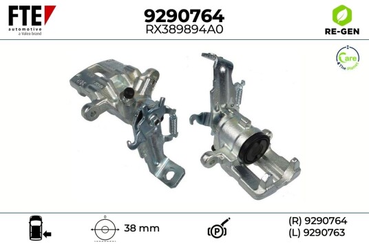 FTE 9290764 Bremsecaliper FTE 9290764 Bremsecaliper