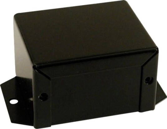 Hammond Electronics 1411FBHBK 102 × 56 × 56 mm Aluminium Svart Kabinett