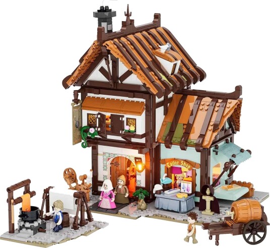 Lumibricks Middelalderskredder Byggesett 16+ År 1994 Deler