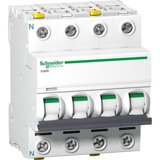 Schneider Electric Acti9 ic60n miniature circuit breaker 3p + n 16 a c curve (3606480441110)