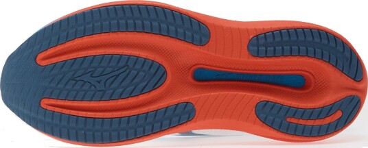 Joggesko Mizuno WAVE RIDER 30 White/ Blue Jewel/ Orange EUR 44.5