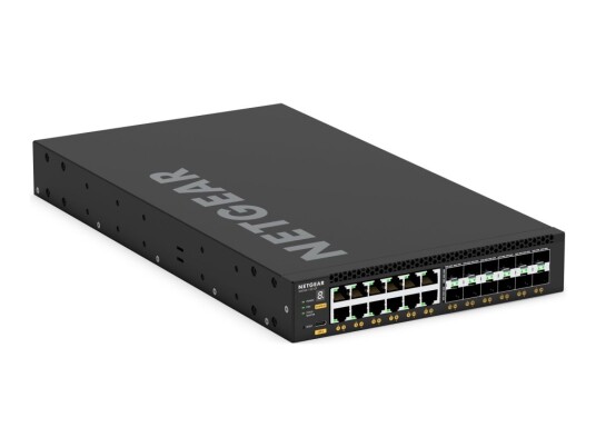 Netgear M4350 Series M4350-12X12f - Switch - L3 - Styrt - 12 X 1/2.5/5/10Gbase-T + 12 X Sfp+ - Front Til Bakside-Luftflyt - Rackmonterbar