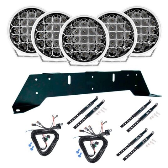 Ekstralys PURELUX 770 White Gen2   Rund / 18 cm / 130W 5 stk   Komplett pakke WRC