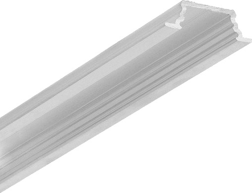 Topmet 2m aluminiumsprofil GROOVE10.V2 A1C/U Ubehandlet aluminium innfelt LED skinne Topmet 2m aluminiumsprofil GROOVE10.V2 A1C/U Ubehandlet aluminium innfelt LED skinne
