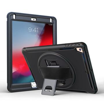 iPad 9.7 2017/2018 Heavy Duty 360 Deksel med Håndrem Svart