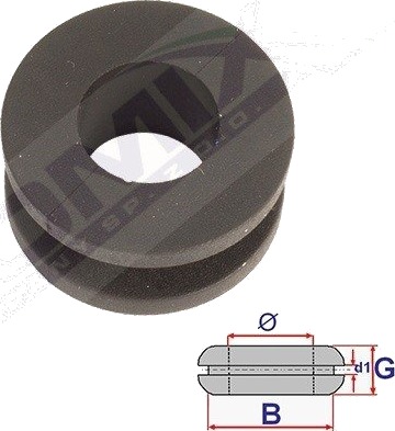Gummipute, lydpotte ROMIX C70450