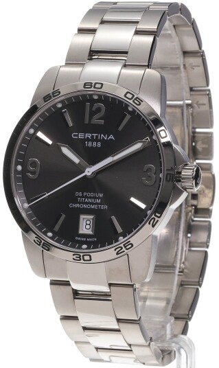 Certina Herreklokke C034.451.44.087.00 Ds Podium Grå/Titan Ø40 mm