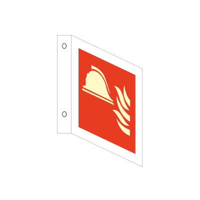 Jo Safety Fire point Photoluminescent Aluminium PA NN 200 x mm IMO flags sign L-skilt 109022PANN Jo Safety Fire point Photoluminescent Aluminium PA NN 200 x mm IMO flags sign L-skilt 109022PANN