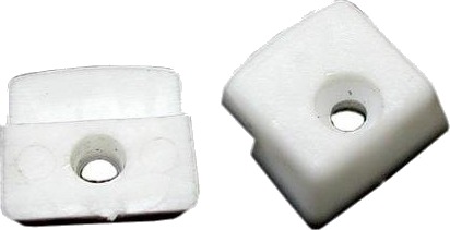 Speilhylse/Holder Hvit 10 Stk.