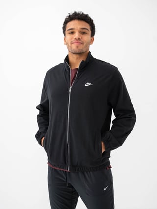 Nike Sportswear Club Knit Jacket Sort M