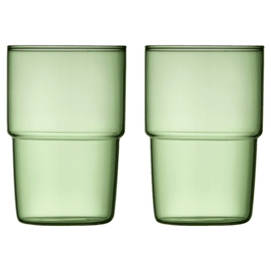 Lyngby Glas Torino Drikkeglass 40 cl 2 stk Grønn