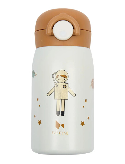 Fabelab Water Bottle Space Cream One Size