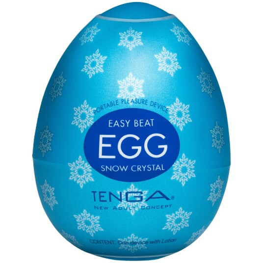 TENGA COOL Egg Snow Crystal Masturbator - Hvit