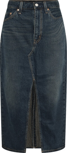 Levi"s® Decon Slit Midi Skirt High Vib Navy 32