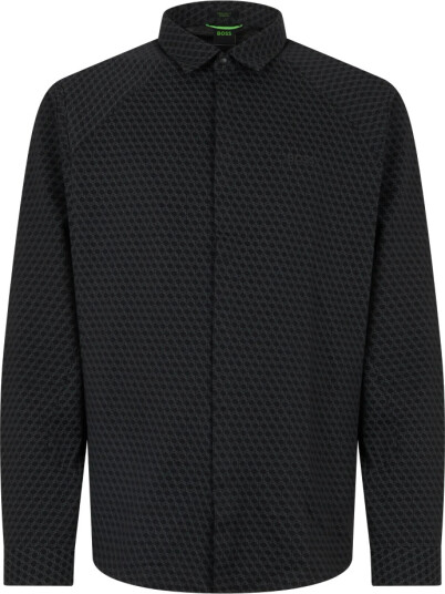 Boss Herre Skjorter Svart 5XL,