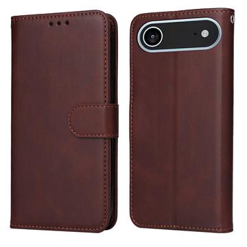 iPhone Air Lommebokveske med Stativ   Brun