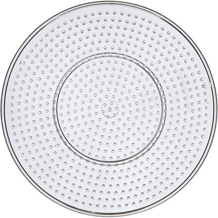 Diverse Perleplate stor rund diam 15 cm medium klar 1 stk