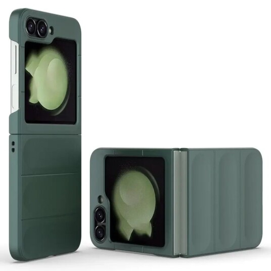 EIDERWOOD Samsung Galaxy Z Flip6 Fleksibelt Plastdeksel - Grønn