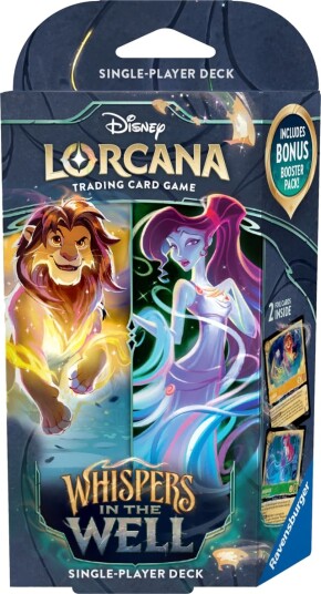 Disney Lorcana Whispers in the Well samlekort Simba & Megara