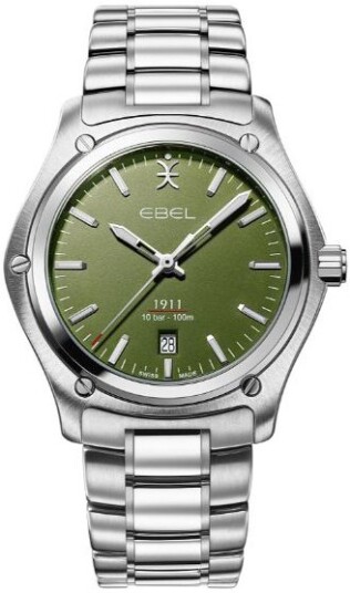 Ebel 1911 Herreklokke 1216584 Grønn/Stål Ø42 mm Ebel 1911 Herreklokke 1216584 Grønn/Stål Ø42 mm