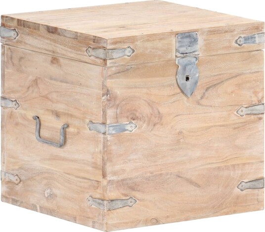 vidaXL Kiste 40x40x40 cm heltre akasie vidaXL Kiste 40x40x40 cm heltre akasie