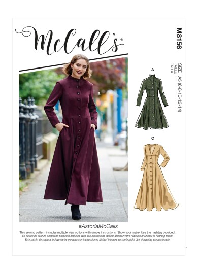 McCall's 8156 - Kåpe F5 (16-18-20-22-24)
