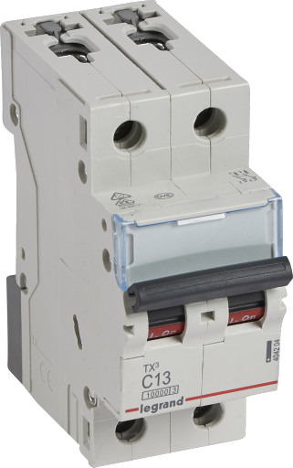 Legrand 5 stk TX³ MCB automatsikring C13 2P 2M 10/10KA