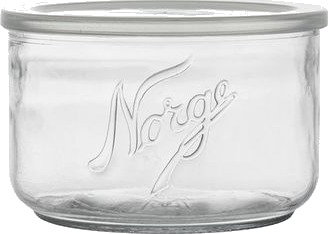 Norgesglasset Oppbevaringsglass med plastlokk, 730ml
