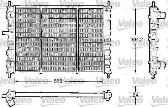 Radiator VALEO 732504