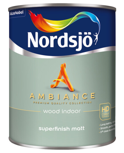 NORDSJØ AMBIANCE SUPERFINISH MATT DØR/LISTMALING BW 1L