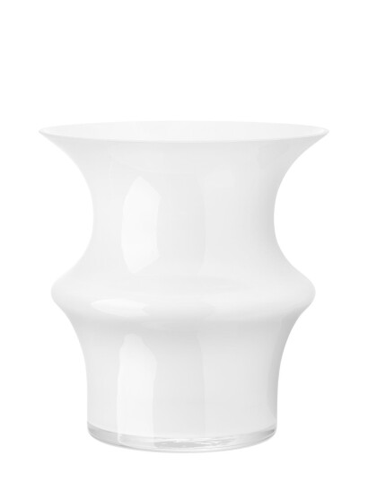 Kosta Boda Pagod Vase Beige H 167Mm White H16.7CM
