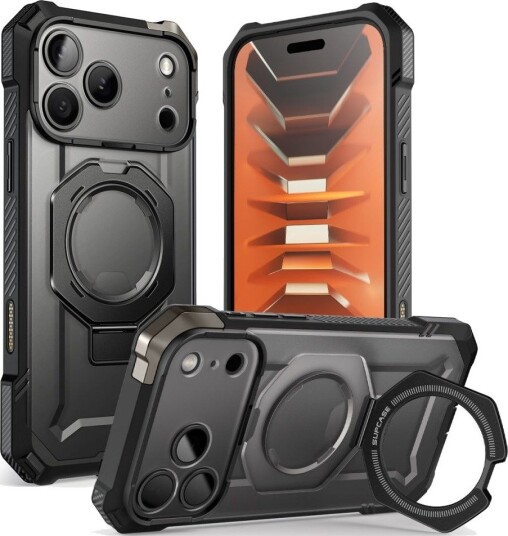 Supcase UB Grip Mag MagSafe-etui for iPhone 18 Pro / 17 Pro - Svart Supcase UB Grip Mag MagSafe-etui for iPhone 18 Pro / 17 Pro - Svart