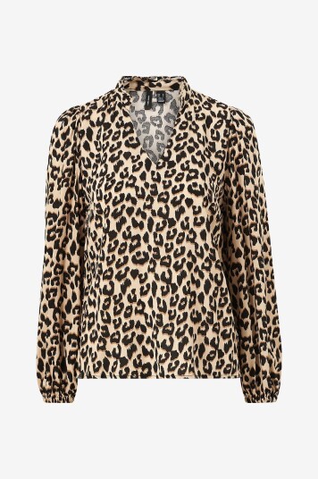 Vero Moda - Bluse vmEasy Volume LS Top R1 Wvn GA - Natur