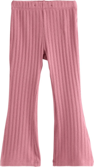 Lindex Flared Jersey Trousers Pink 122