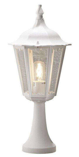 Konstsmide Firenze Hage Lampe Low Incl. Stolpe Hvit