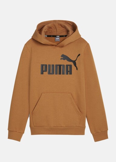 Puma Ess Big Logo Hoodie Fl B Caramel Latte 176 Hoodies